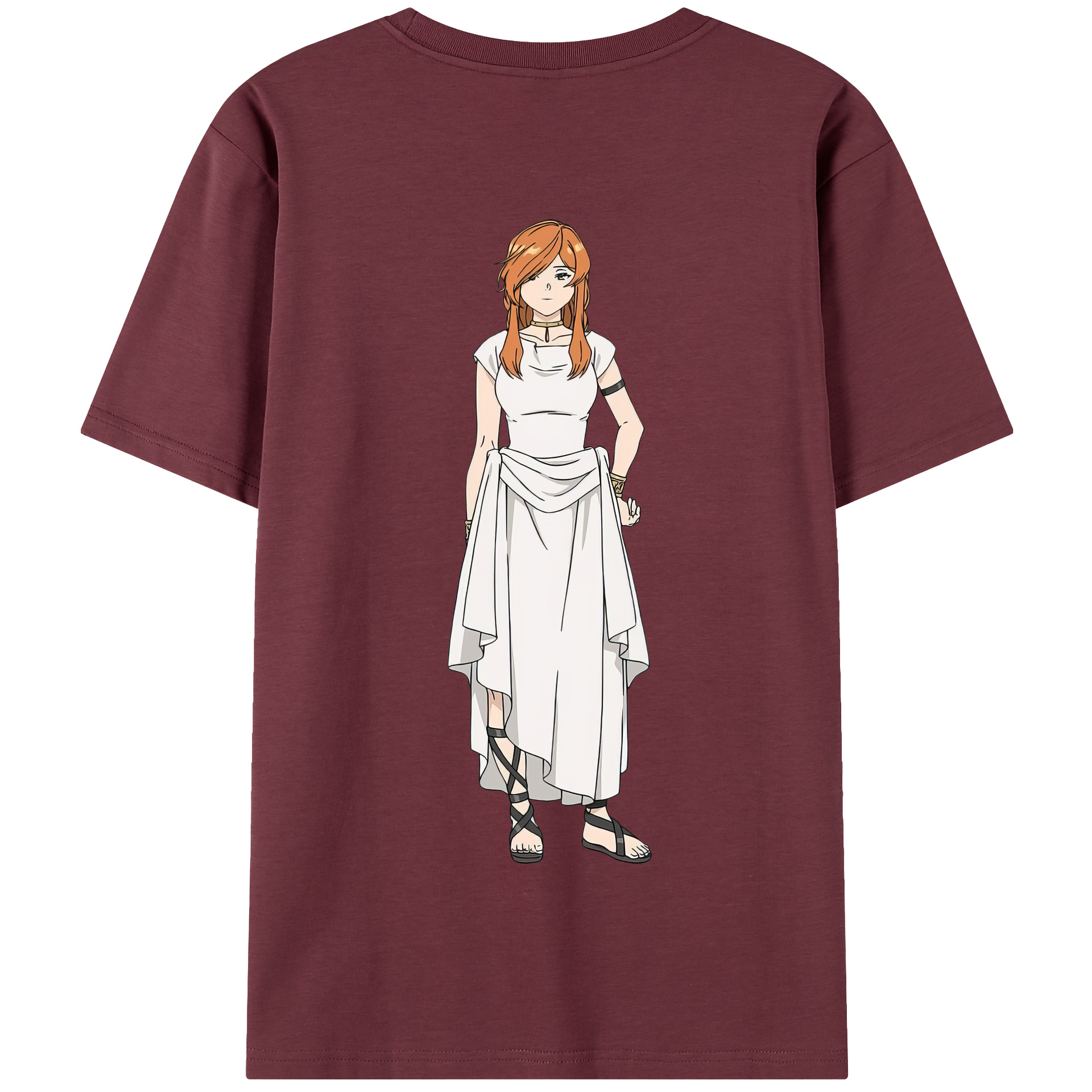 （画像用） 葬送のフリーレン Frieren 綿100％半袖Tシャツ（背面プリント）